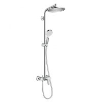 Душевая система с тропическим душем Hansgrohe Crometta S Showerpipe 240 1jet 27269000 схема 2