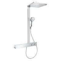 Душевая система с тропическим душем Hansgrohe Raindance E Showerpipe 300 1jet 27363000 схема 1