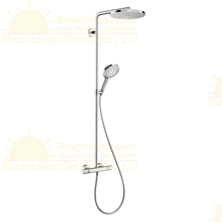 Душевая система Hansgrohe Raindance Select S Showerpipe 240 1jet P 27633000 схема 1