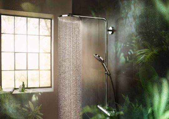 Душевая система Hansgrohe Raindance Select S Showerpipe 240 1jet P 27633000 ФОТО