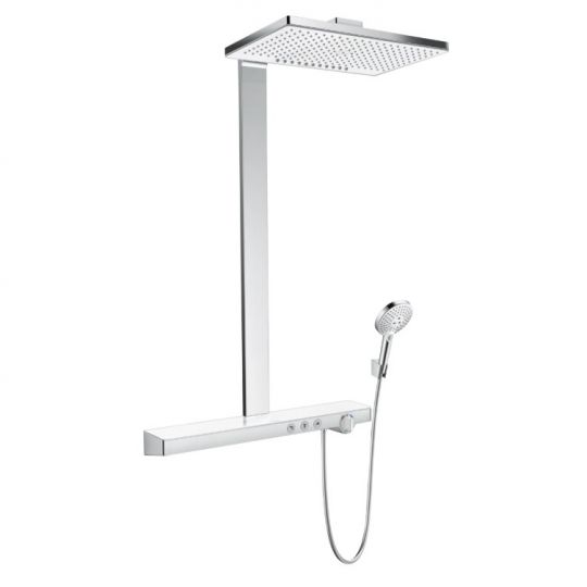 Изображение Душевая система с верхним душем Hansgrohe Rainmaker Select Showerpipe 460 2jet 27109400