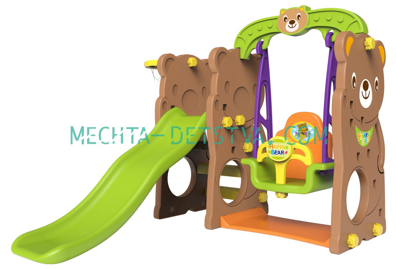 Toy Monarch Игровой комплекс "Мишка" с качелями CHD-161