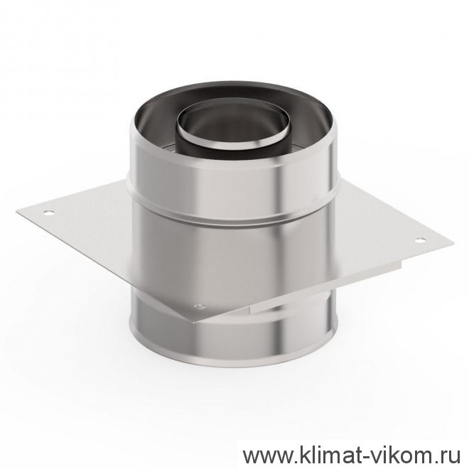 Монтажная площадка ф 150х250, AISI 439/439, 1,0мм/0,5мм