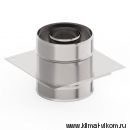 Монтажная площадка ф 150х250, AISI 439/439, 1,0мм/0,5мм