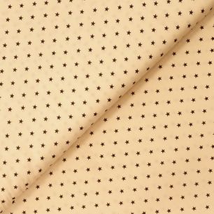 Ткань 50х40 Звезды на персиковом