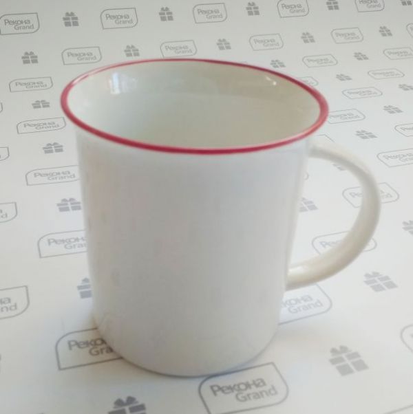 Кружка Nostalgie с красным ободком