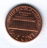 1 цент 1988 года США UNC
