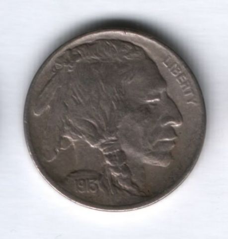 5 центов 1913 года США XF+