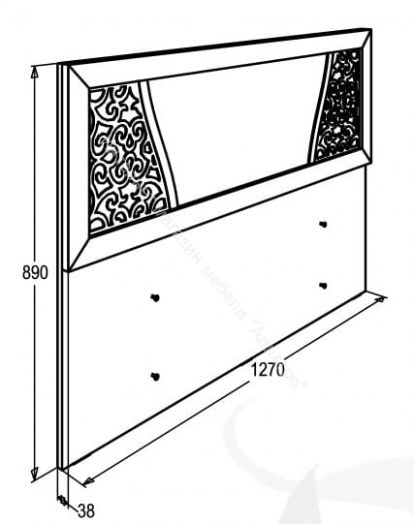 Кровать "Ольга 14" 1600х2000