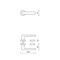 Ручка Olivari Link M200. схема