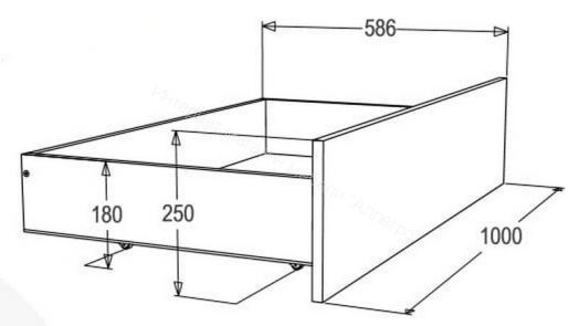 Ящик выкатной "Ольга 14"