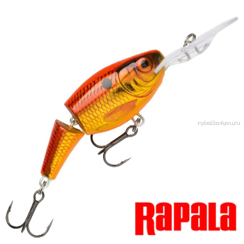 Воблер Rapala Jointed Shad Rap JSR09 90 мм / 25 гр / Заглубление: 3,3 - 5,4 м / цвет: OSD