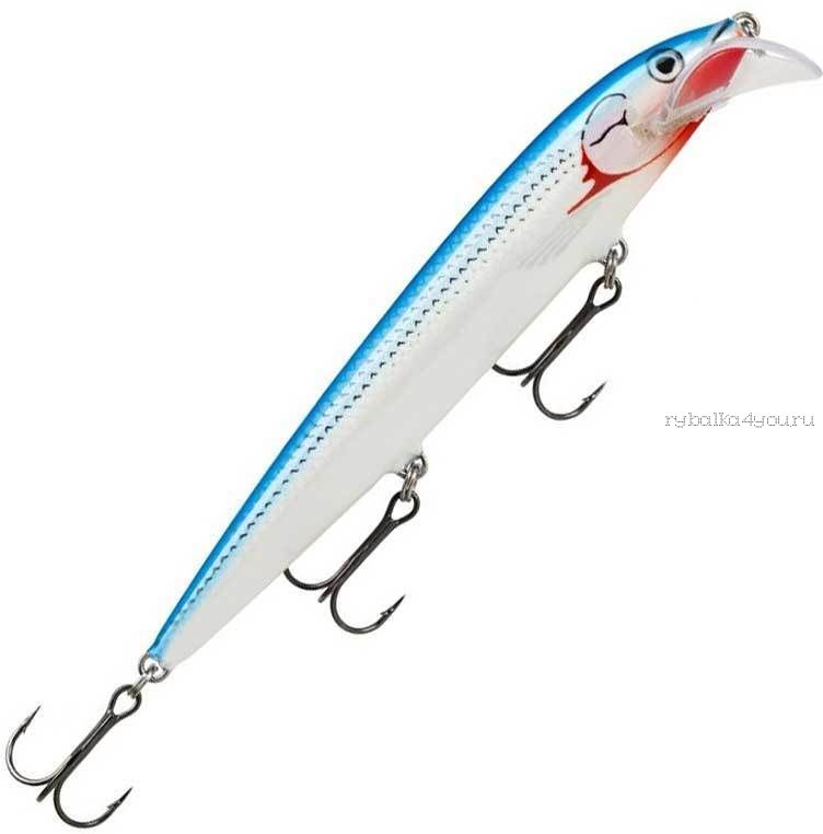 Воблер Rapala Scatter Rap Husky SCRH13 130 мм / 12 гр / Заглубление: 2,4 - 3 м / цвет: BSH