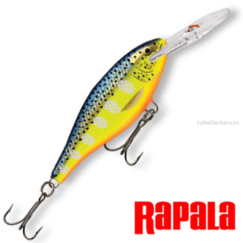 Воблер RapaIa Shad Rap SR09 90 мм / 15 гр / Заглубление: 2,4 - 4,5 м / цвет: HS