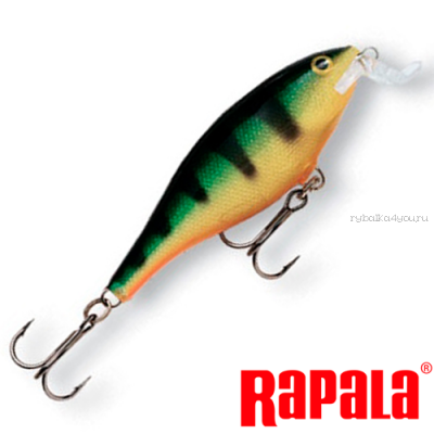 Воблер RapaIa Shallow Shad Rap SSR07 70 мм / 7 гр / Заглубление: 1,2 - 1,8 м / цвет: P