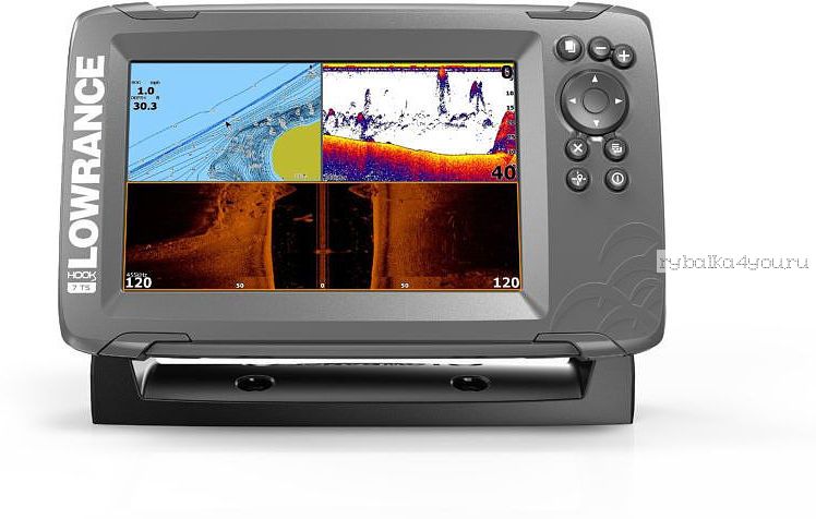 Эхолот Lowrance Hook2-7 Tripleshot Us Coastal/Row (Артикул: 000-14024-001)