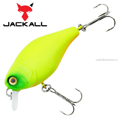 Воблер Jackall Chubby 38мм / 4,2 гр / Заглубление: 0,6 - 1 м / цвет: mat chart