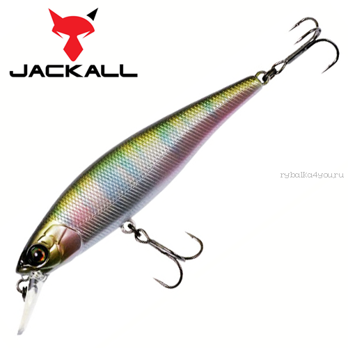 Воблер Jackall Squad Minnow 80 мм / 9,7 гр / Заглубление: 0,8 - 1,2 м / цвет: oikawa