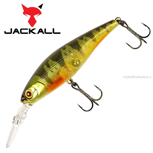 Воблер Jackall Squad Shad 65 мм / 7,2 гр / Заглубление: 1,8 - 2 м / цвет: ghost g perch