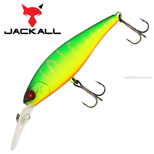 Воблер Jackall Squad Shad 65 мм / 7,2 гр / Заглубление: 1,8 - 2 м / цвет: matt tiger