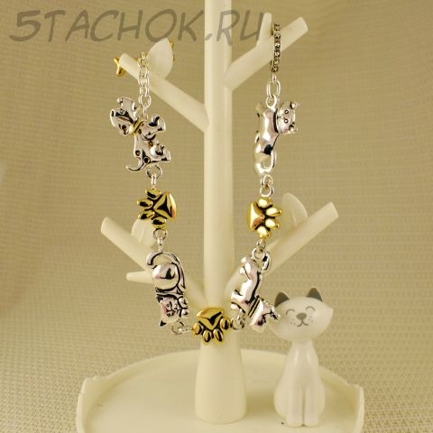 Браслет "Котики и песики" (Premier Design, США)