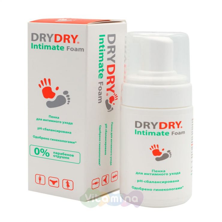DRYDRY Intimate Foam Пенка для интимного ухода, 100 мл