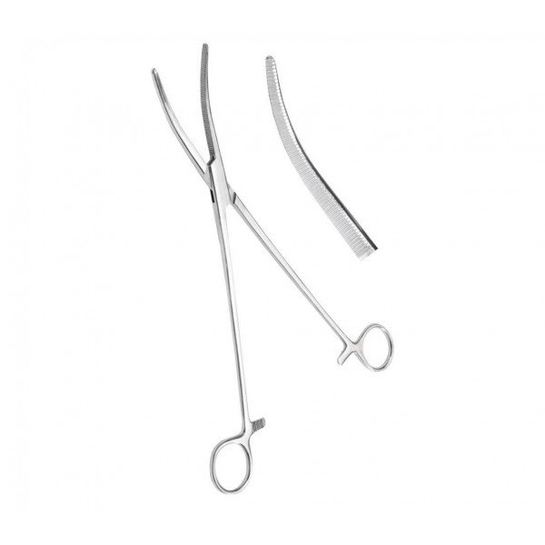 Зажим изогнутый (25см)(Индия)