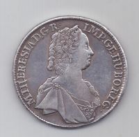 1 талер 1760 года AUNC Австрия