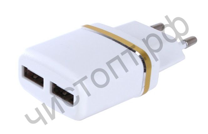 СЗУ PERFEO с 2 USB выходами 2.1А (I4615) цветной пакет