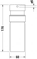 Duravit  Starck T 9935 Диспенсер для жидкого мыла схема 2