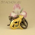 Брошь "Пара леопардов" (LC Liz Claiborne США)