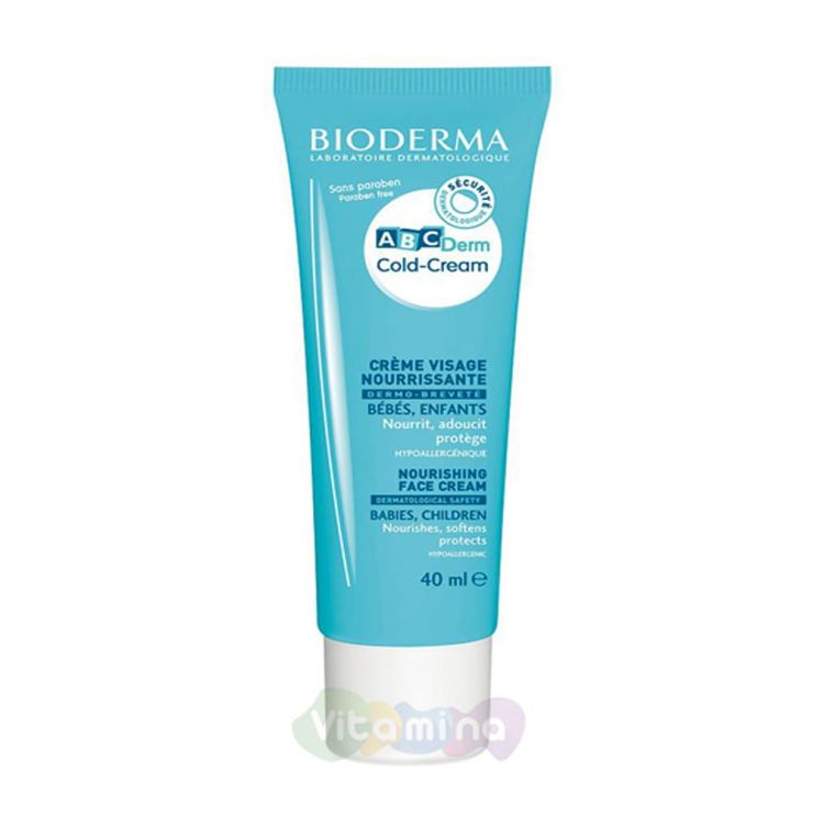 Bioderma ABCDerm Колд-Крем для лица Биодерма АВСДерм, 40 мл