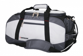 Сумка спортивная Wenger Mini Soft Duffle, серая, 52х25х30 см