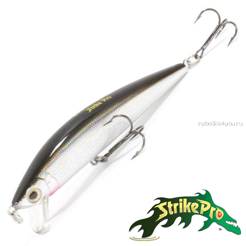 Воблер Strike Pro Euro Minnow JL-115F 110 мм / 17 гр / Заглубление: 0,7 - 1,5 м / цвет: A010-EP