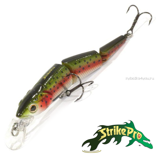 Воблер Strike Pro Flying Fish Joint EG-079JA 90 мм / 12 гр / Заглубление: 0,7 - 1,7 м / цвет: 71