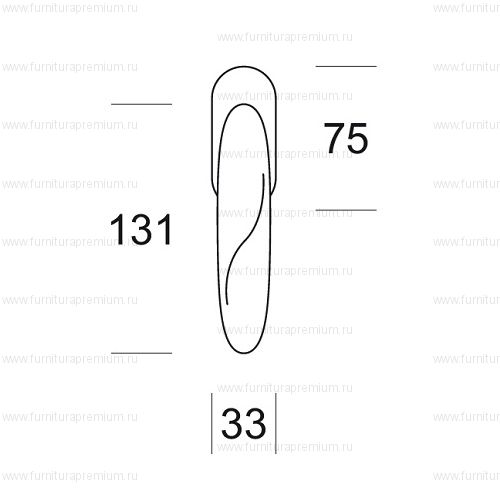 Оконная ручка Salice Paolo Life 6163 DK