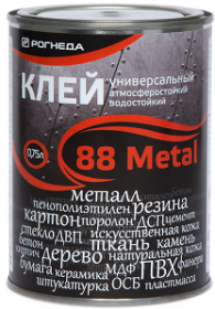 Клей Рогнеда 88 Metal 0.75л Универсальный, Водостойкий для Приклеивания к Металлу