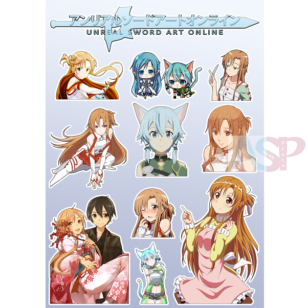 Стикеры Sword Art Online