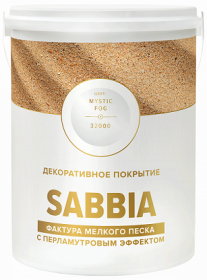 Декоративное Покрытие Vincent Decor Sabbia 2.5л с Эффектом Перламутрового Мелкого Песка / Винсент Декор Саббиа