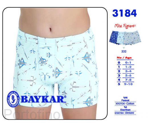 3184 Боксеры для мальчика Baykar