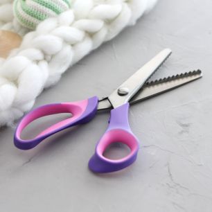 Инструменты для куклоделия - Ножницы зигзаг 23 см