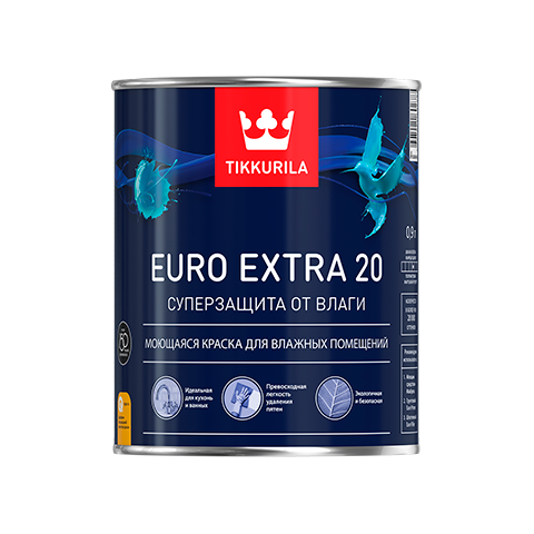 Евро Экстра 20 (Euro Extra 20) краска для влажных помещений