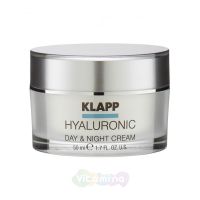 Klapp Крем "Гиалуроник День-Ночь" Hyaluronic Daу & Night Cream, 50 мл