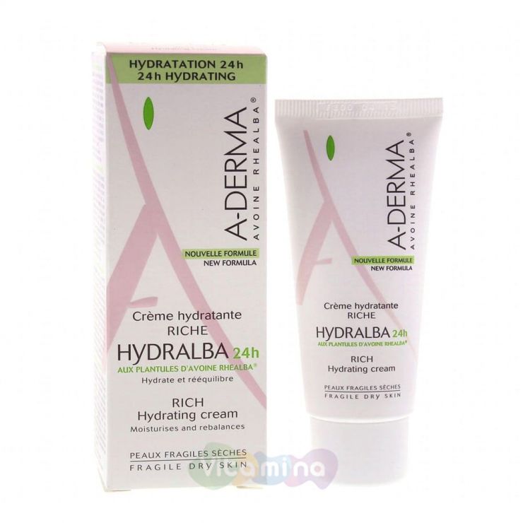 A-Derma Hydralba Насыщенный увлажняющий крем 40 мл