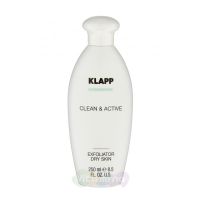 Klapp Эксфолиатор для сухой кожи Clean & Active Exfoliator Dry Skin, 250 мл