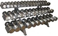 ГП-020 Гантельный ряд хромированный, от 12,5 до 50кг (16пар)