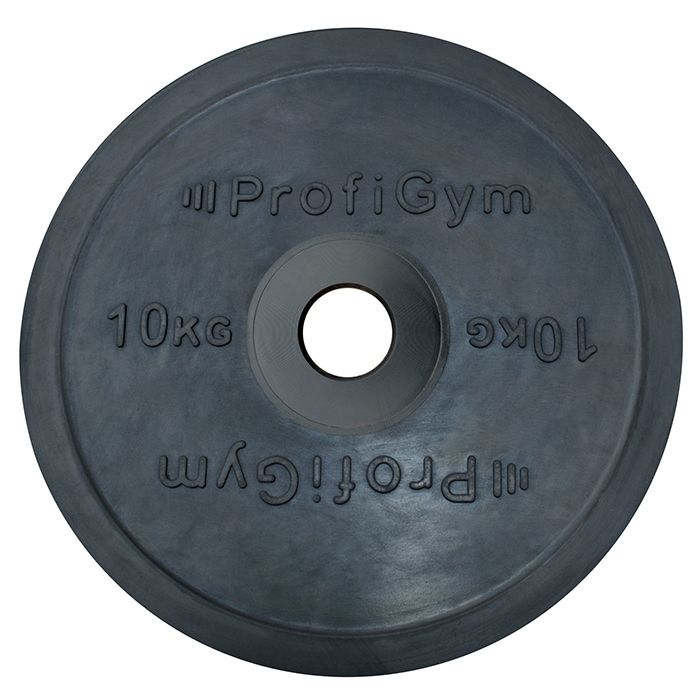Диск 10 кг, для штанги олимпийский, черный