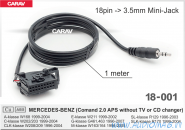 Carav 18-002 AUX MERCEDES-BENZ 2004+ (12pin -> 3.5mm mini-jack)