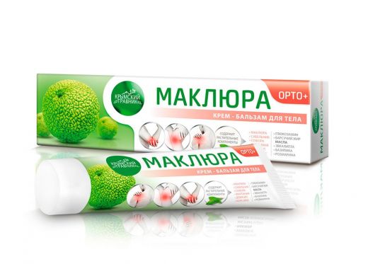 Маклюра ОРТО+ крем-бальзам при болях в суставах и отложении солей