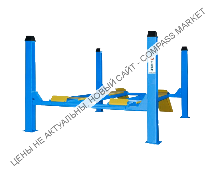 Подъемник 4-х стоечный под сход-развал 5500 кг ТЕМП TFL5000-3D